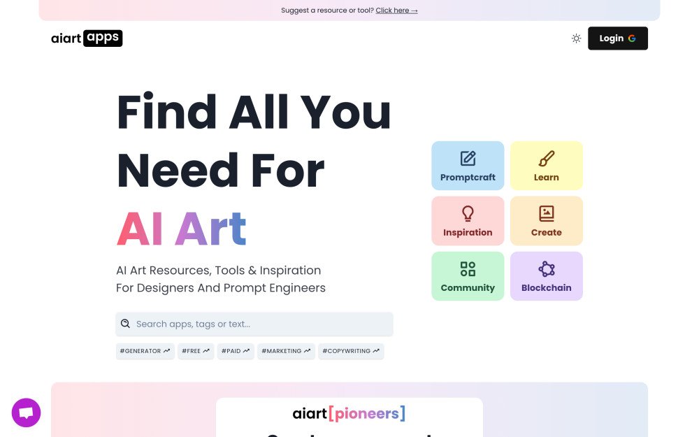 AI Art Apps Database