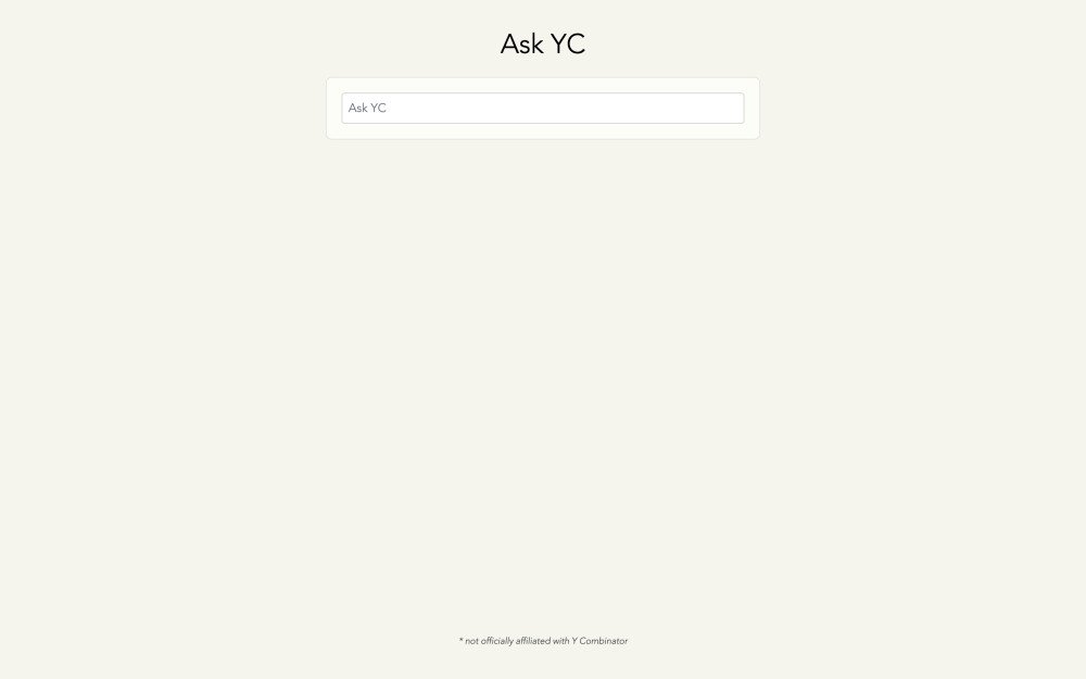 Ask YC