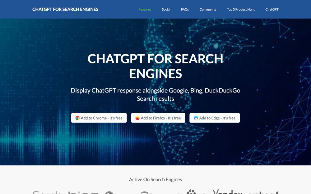 ChatGPT For Search Engines