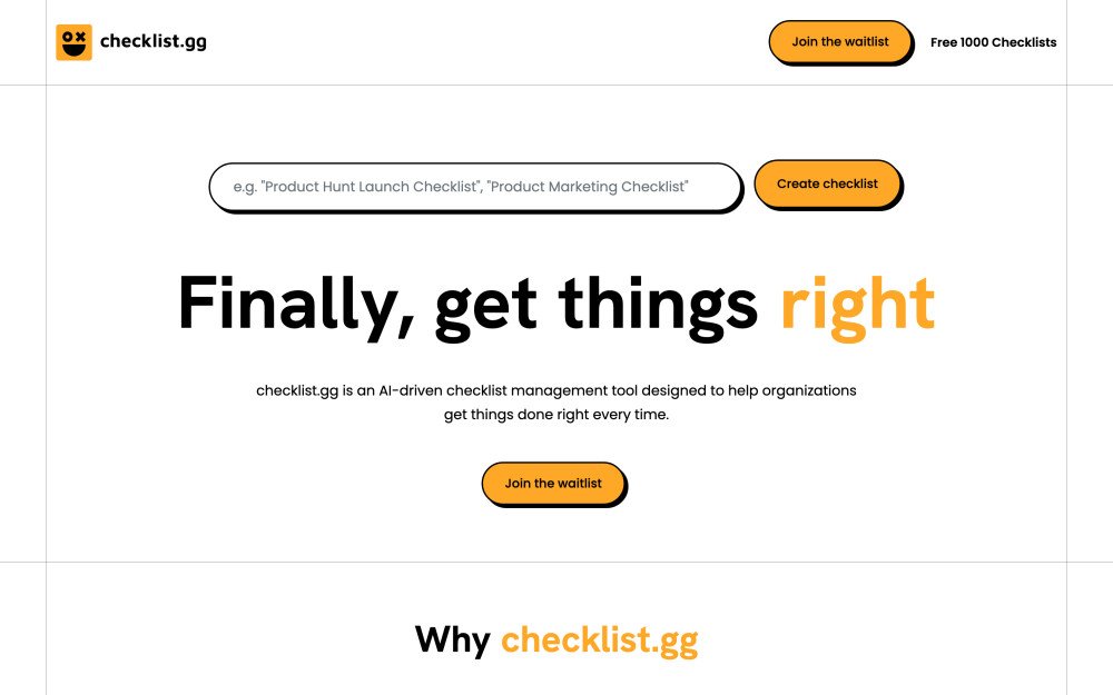 Checklist.gg