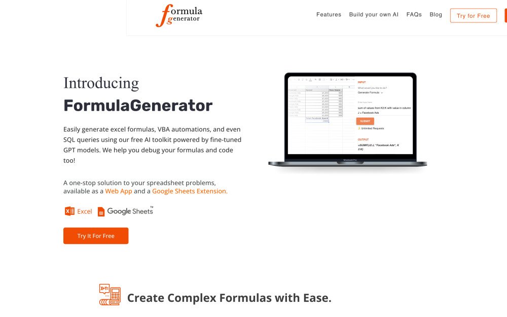 Formula Generator