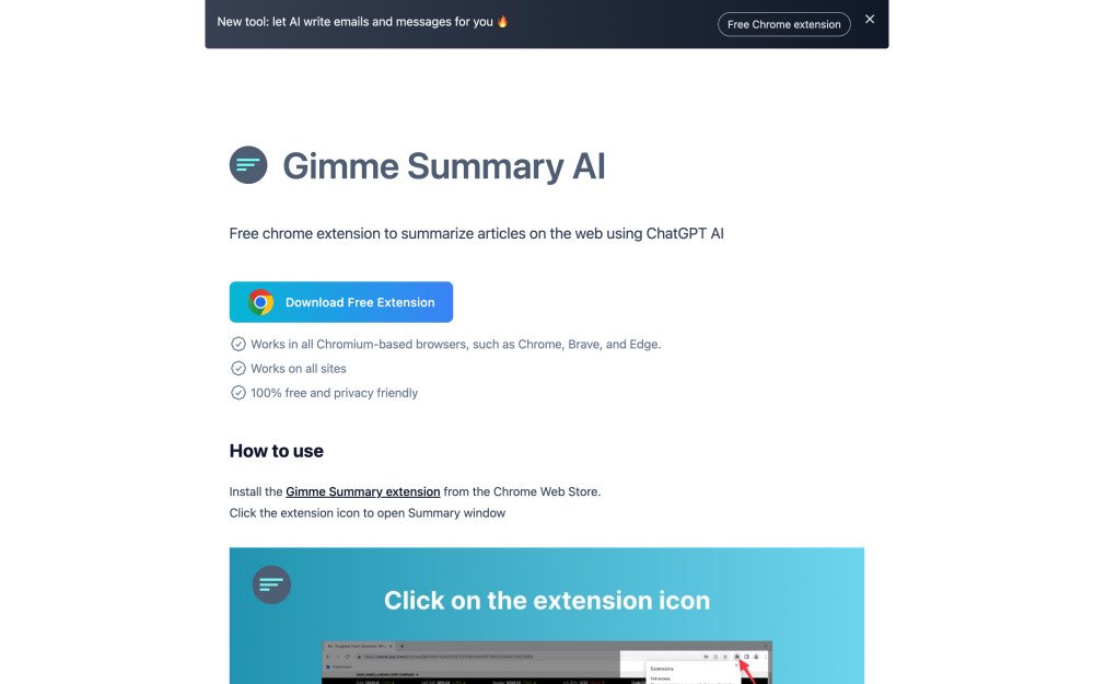 Gimme Summary AI