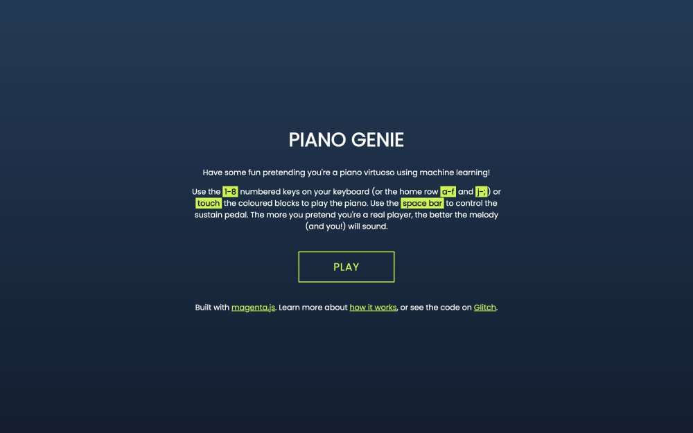 Piano Genie
