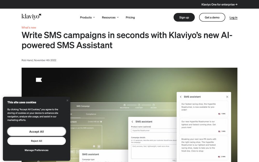 Klaviyo SMS Assistant