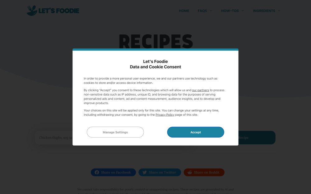 Recipes By AI