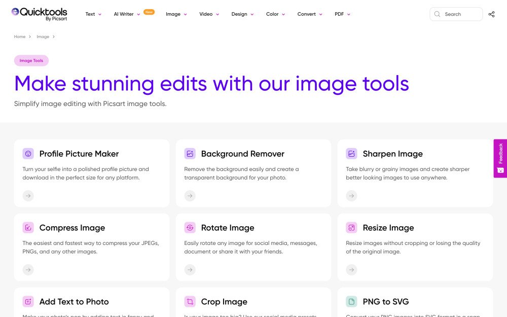 QuickTools by Picsart