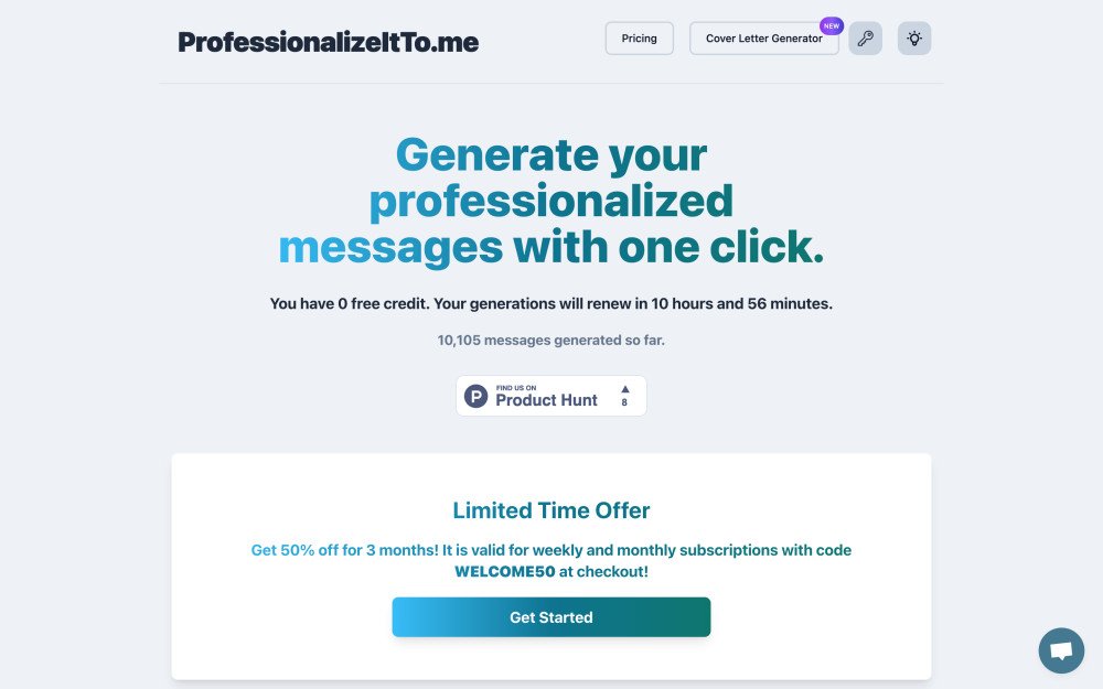 Professionalize It To Me