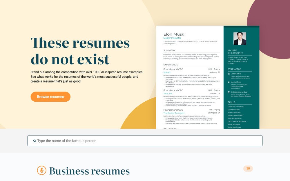 This Resume Does Not Exist