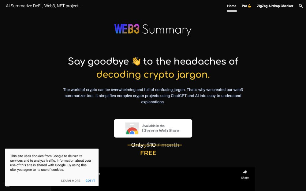 Web3 Summary