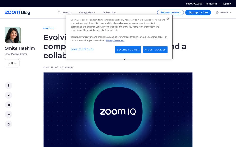 Zoom IQ